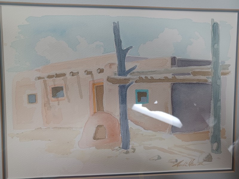 Southwest OOAK Watercolor Original 22″ x 18″ Overall Artist Anita Howard
