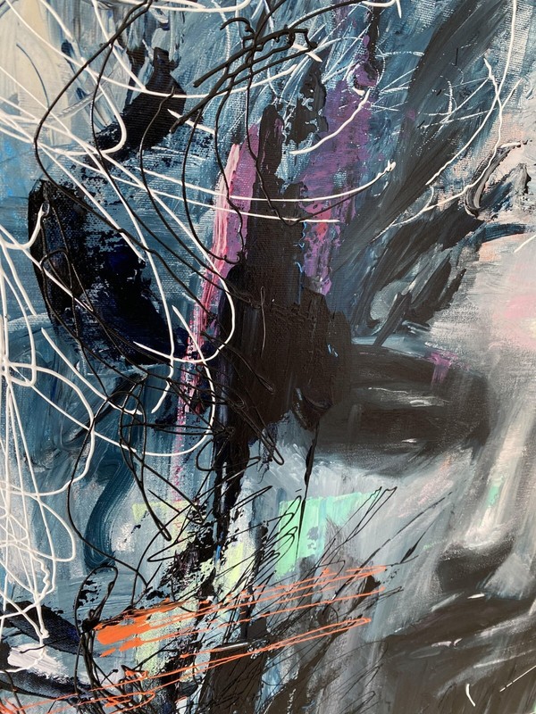 Extra Large Acrylic Abstract Woman Paintings On Canvas Modern Colorful Wall Art gallery