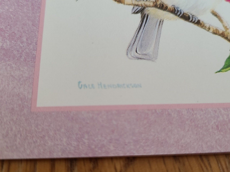 10 Vintage GALE HENDRICKSON Minnesota Artist Note Cards Birds Envelopes gallery