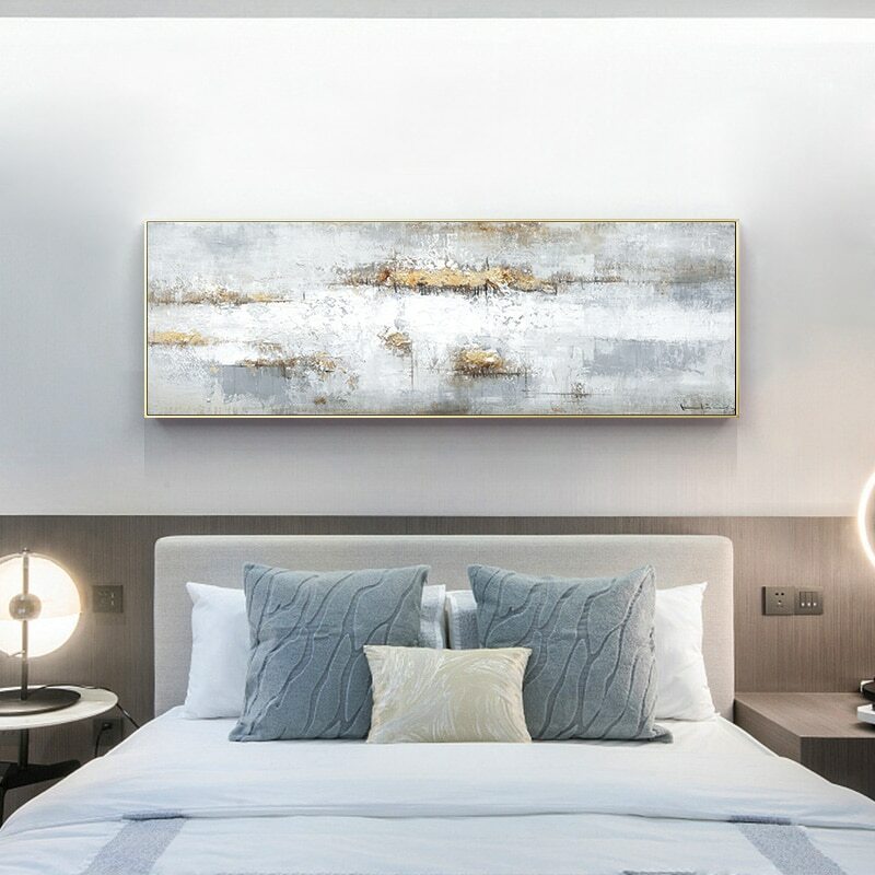 Modern Abstract Oil Paint Landscape Canvas Painting Indoor Home Wall Art Decor gallery