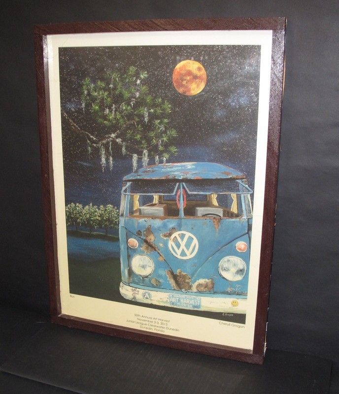 Cheryll Grogan 1963 63 VW Bus Print 2013 Art Harvest Dunedin Florida Gulfport gallery