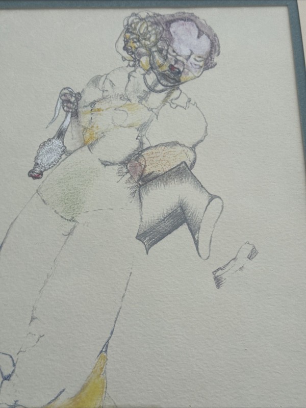 AFRICAN AMERICAN MODERNIST PAINTING DRAWING MUSEUM COLLECTION MODERNISM MYSTERY gallery
