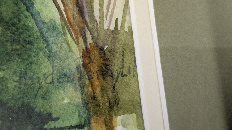 VTG Collectible WATERCOLOR Painting By Artist HAYDEE PENA Y LiLLO Argentina gallery