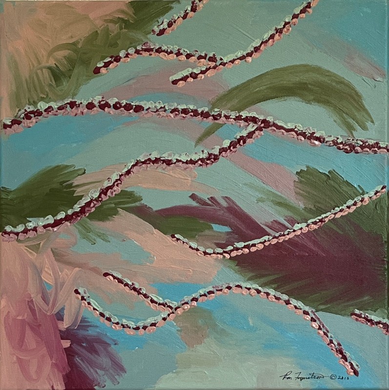 Original Abstract Acrylic Art Painting – Stand by Me