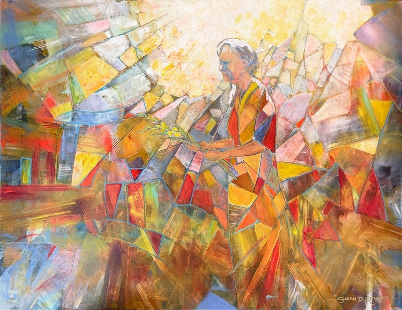 ORIGINAL Large Painting On Canvas MAKE AN OFFER “Daughter II” Susan Kennedy Art
