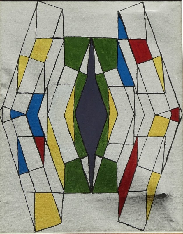 «Columns 2» – 40 x 50 cm – 2025 – OOAK