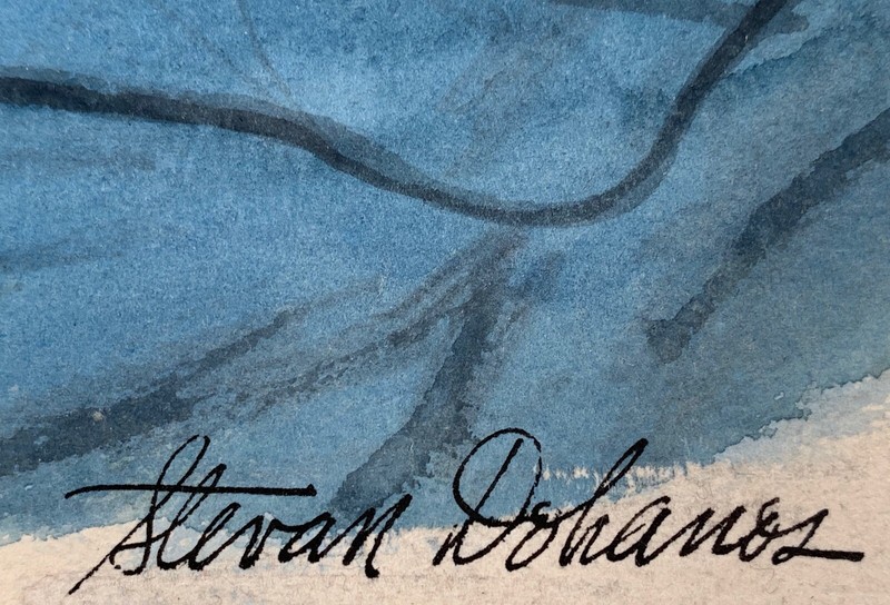 Listed Artist Stevan Dohanos (1907-1994) Signed & Published Illustration c.1958 gallery