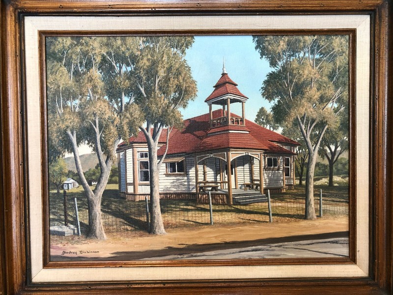 Rodney Dickinson Original Oil Painting Landscape, Signed, Framed, 16″ x 12″