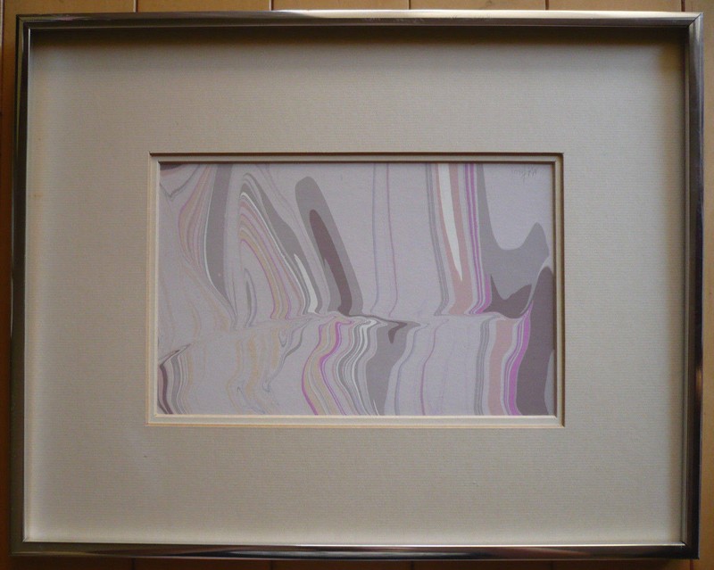 PAT MATSUI, CHICAGO IL ABSTRACTION EXPRESSIONIST OIL MODERN COLORISM GEOMETRIC