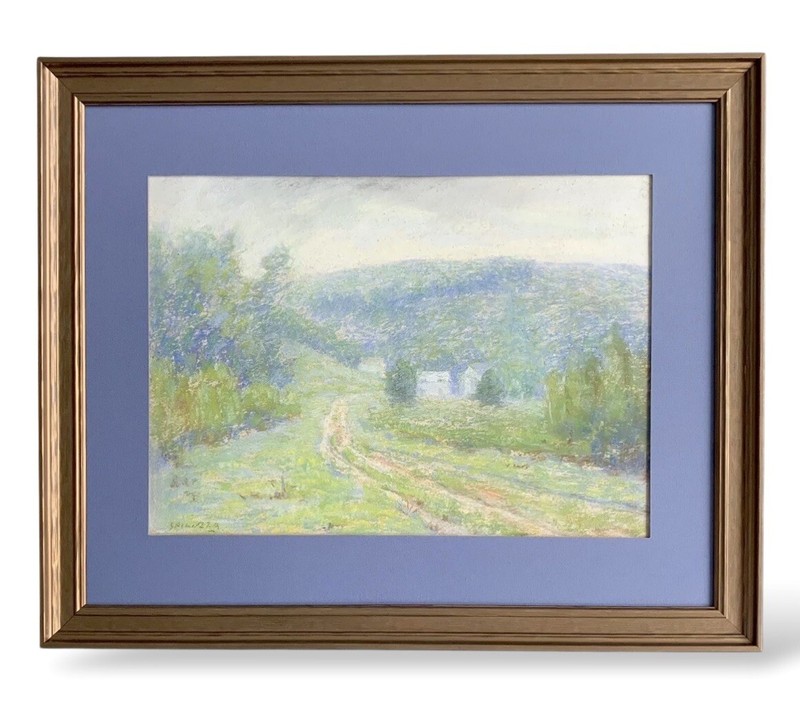 Francesco Spicuzza pastel landscape Wisconsin