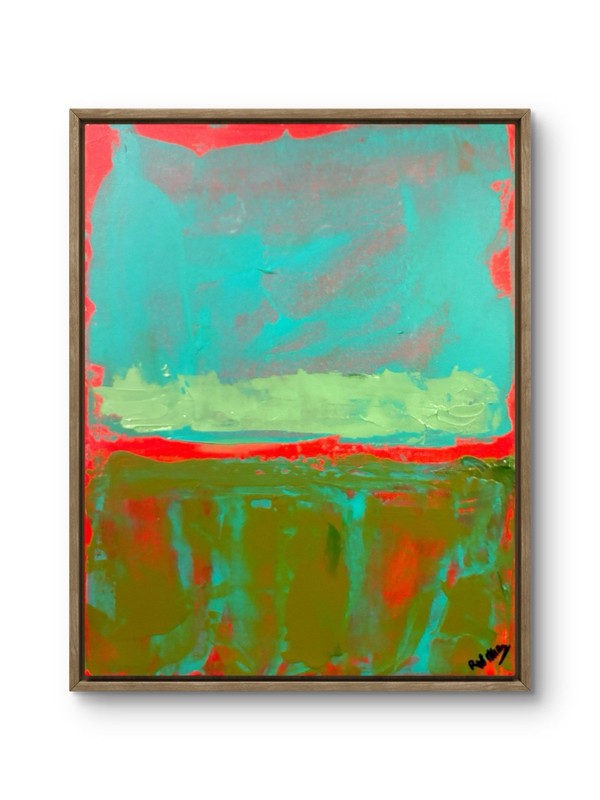 Signed Canvas Landscape 14×11 Original Modern Art Collectible Interior Design