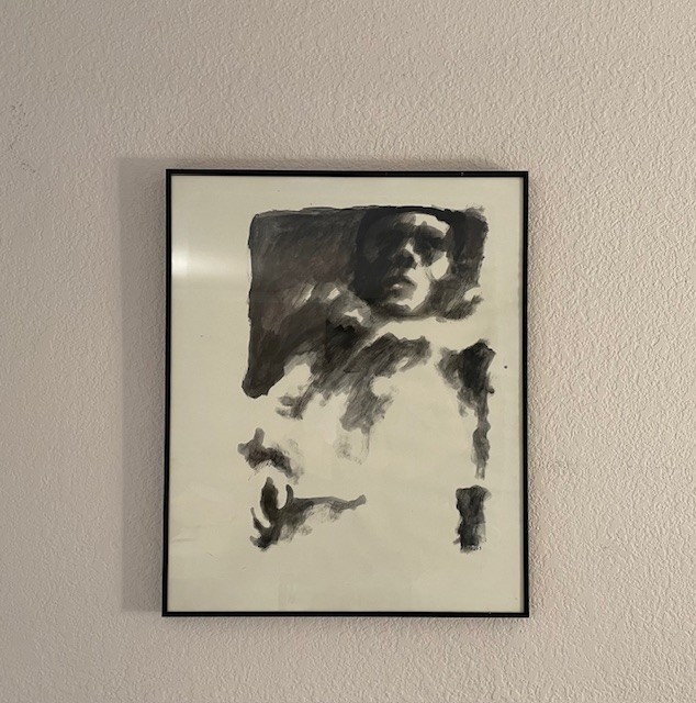 Harold Jacobs Original Watercolor & Ink «Circus Dwarf» 1958 Amel Gallery NY