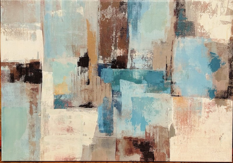 Contemporary Oil Painting- Abstract: No Limited Imagination 27in (W) x 18in (H)
