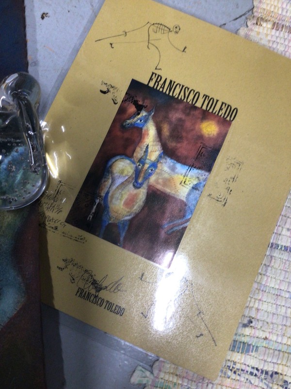 Francisco Toledo Original Mixed Media Painting / Original COA gallery