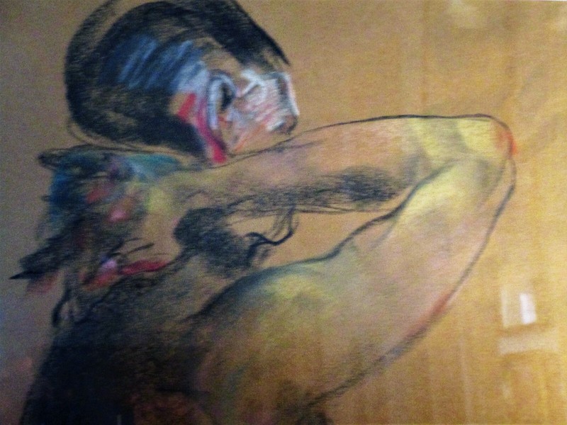 RARE, LARGE FRAMED ORIGINAL PASTEL, WOMAN, EMIL KOSA JR.,1903 - 1968 gallery