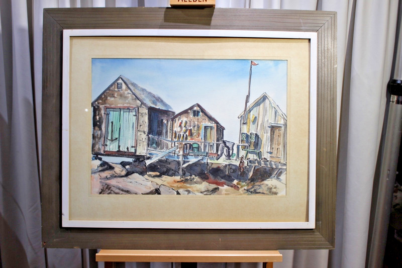 Dorinda Jarest – Original Watercolor Painting – Nautical New England
