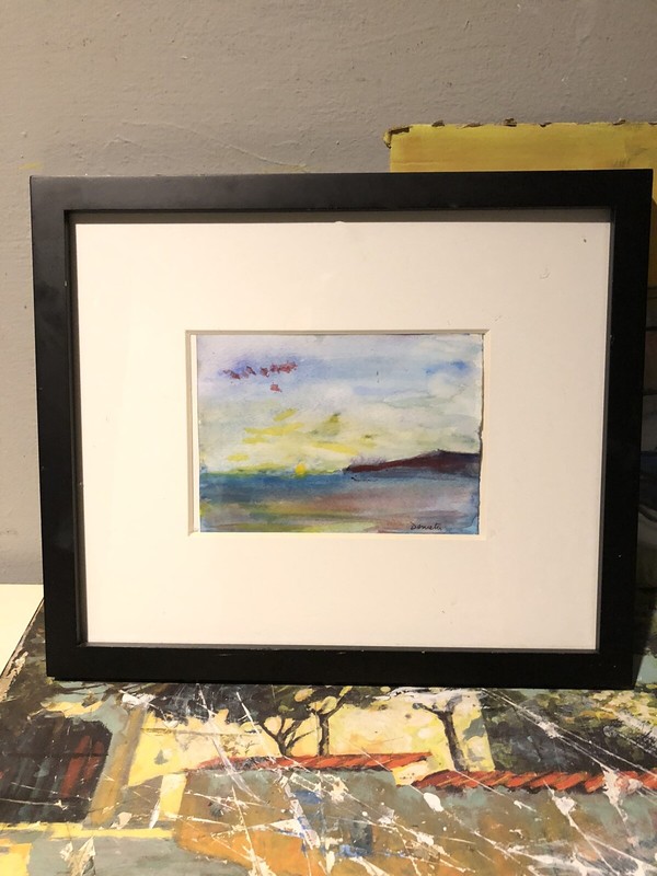 “Landscape ” , Framed 11”x13” By Listed DC Artist, Watercolor