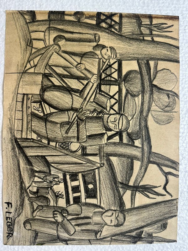 FERNAND LEGER -painting-drawing-signed-stamped