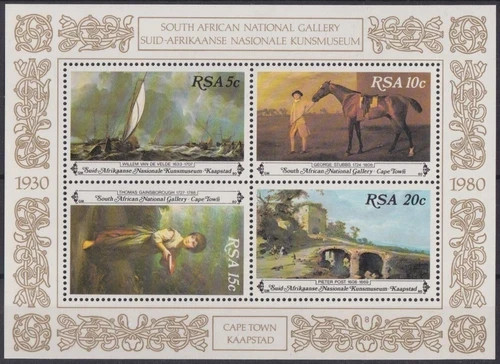 South Africa RSA 1980, National Gallery MNH