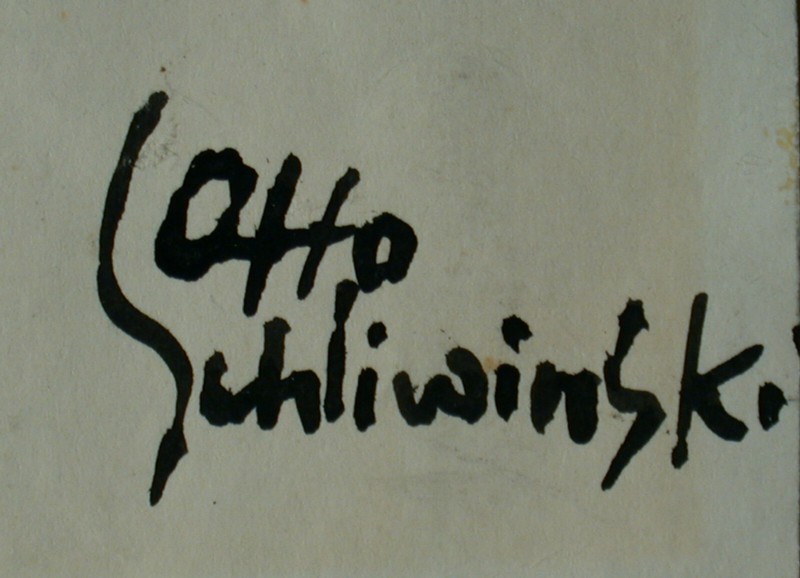 Otto Schliwinski (born 1928 - ) Informel gallery