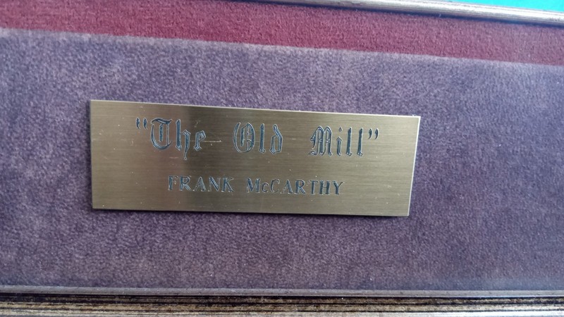 Frank McCarthy Original Tempera on Artists Board "The Old Mill" gallery