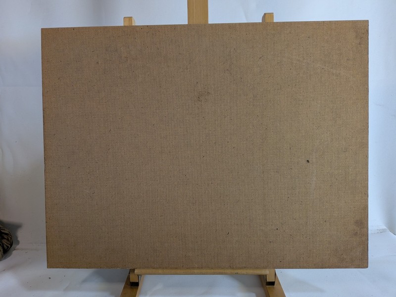 Vintage Modern Constructivist Geometric Abstract Surrealist Midcentury Painting gallery