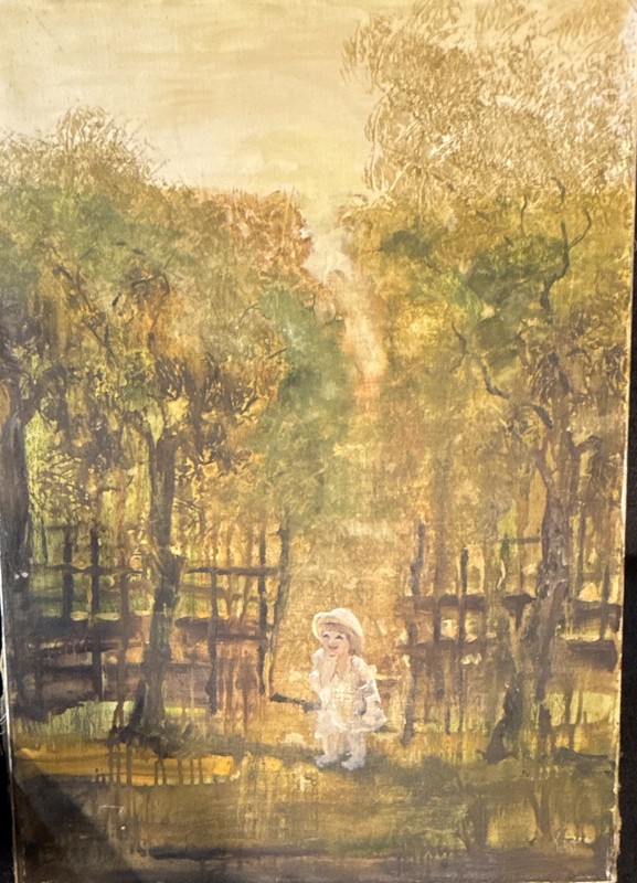 Krystyna Owczarska Polish WW2 Holocaust Survivor “Agatha” Oil on Canvas