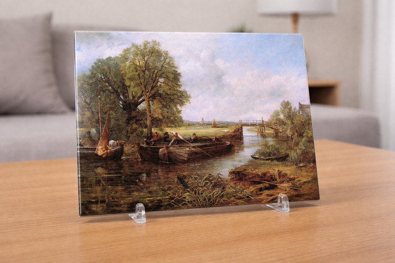 Constable Paintings on Ceramic Tile – Fine art décor – You Choose the Art & Size
