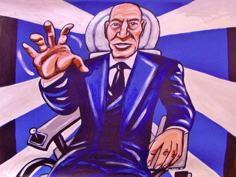 PROFESSOR CHARLES XAVIER PAINTING marvel x-men super heroes comics mutants movie
