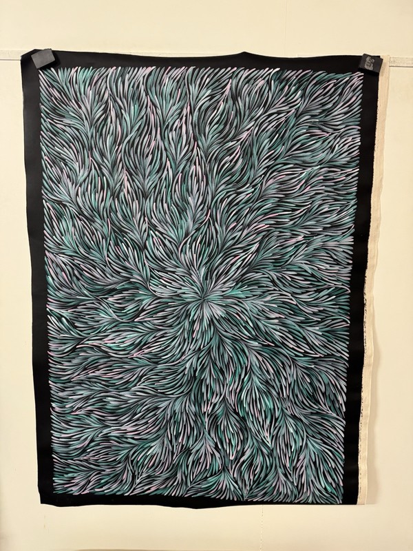 Patricia Kamara 💕Aboriginal Art 136cm X 96cm COA Supplied. PK19J-B