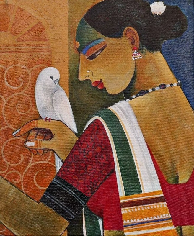 My Soul | Handmade Painting | Cotton Canvas | Acrylic Color