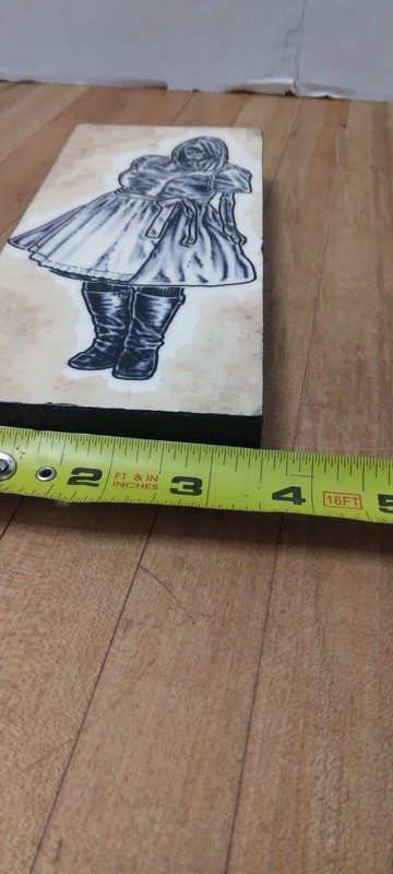 Custom Made 8 x 4 Vintage Style Ink Illustrations - Oktoberfest Woman gallery
