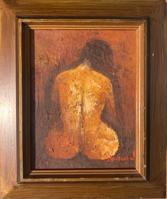 Edward Barton (American, 1936-2012) Beautiful Expressionism Oil Painting gallery