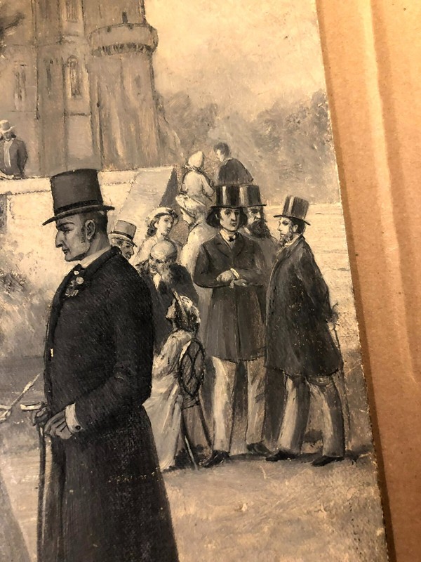 Original Antique Signed Published Illustration Art Painting George Eliot Novel gallery