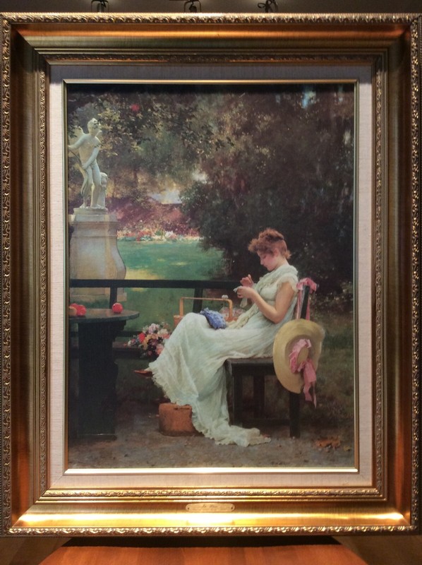 «In Love» painting by Marcus Stone