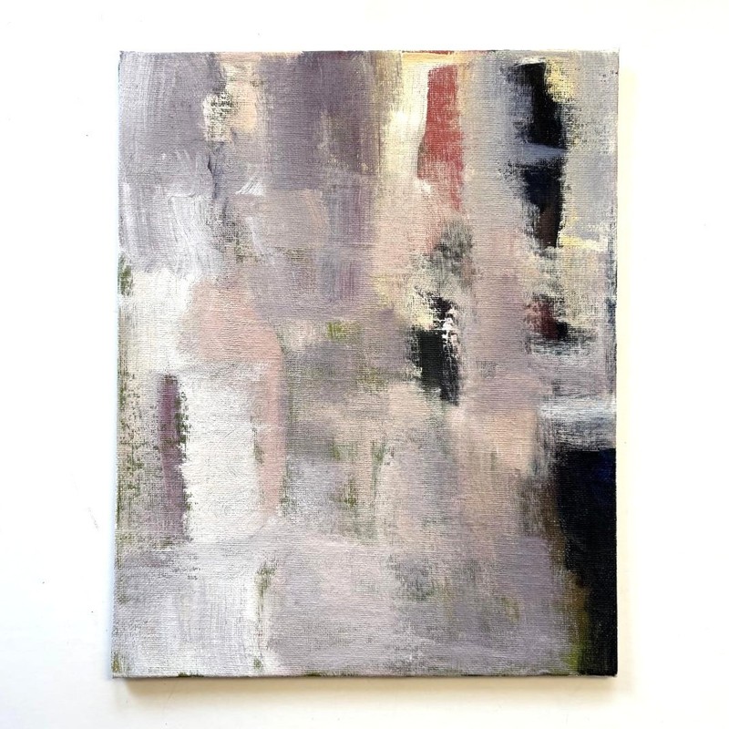 Original acrylic abstract painting , 8" x 10", textured signed small art canvas gallery
