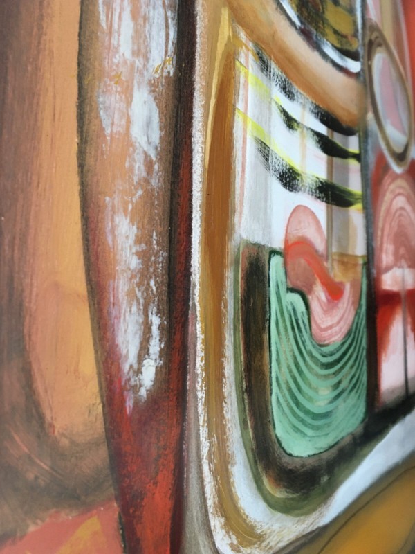 HECTOR FRANK Cuban Artist ABSTRACT EXPRESSIONISM FIGURATIVE Y2K gallery