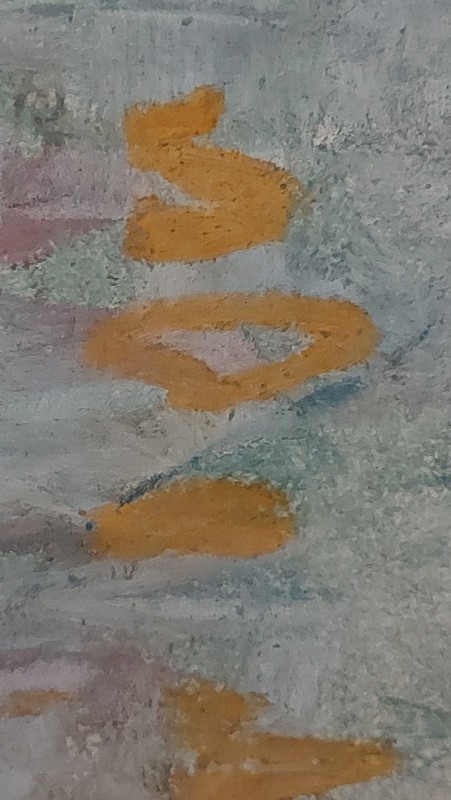 Abstract Painting - IRWIN '96 - Original Picture in Frame - 25x20cm - Pastel Tones gallery