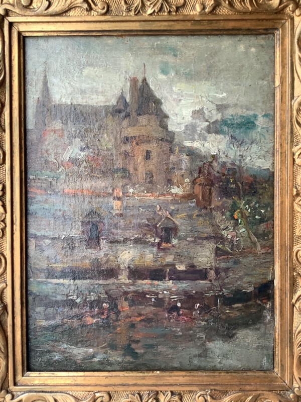 GUSTAVE LOISEAU IMPRESSIONISM LIVELY BRITTANY LANDSCAPE FRENCH Oil 19TH CENTURY gallery