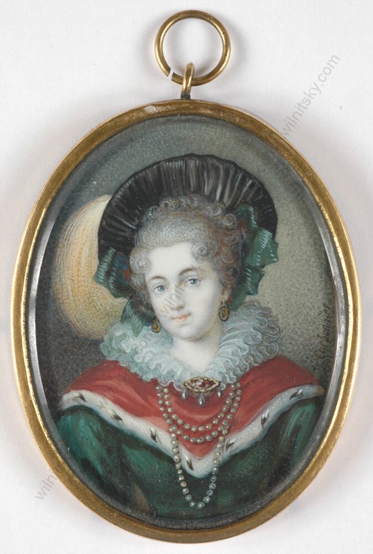 Casimir Carbonnier (1787-1873) «Frederica Sophia, Duchess of Cumberland», 1810s