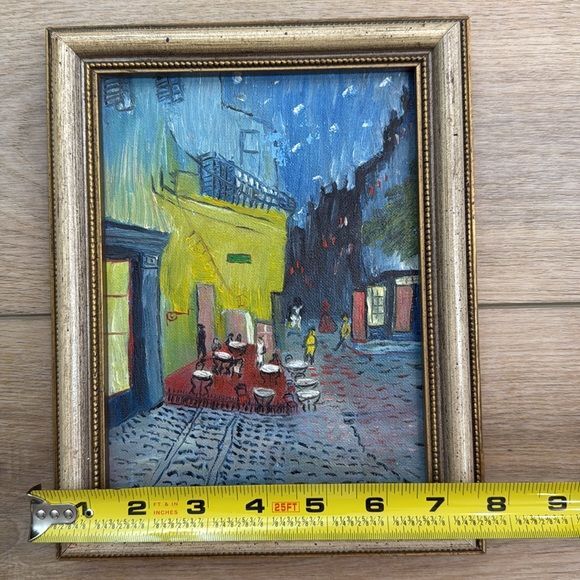 Small Copy of Cafe Terrace on Place Du Forum Van Gogh Painting Artist Original gallery