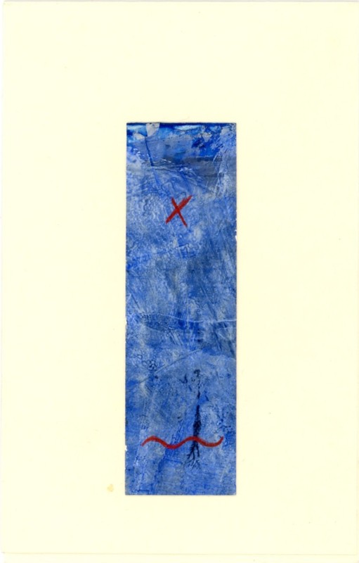 Katharina Bach New Year graphic abstract gallery Gleditsch Berlin signed watercolour gallery