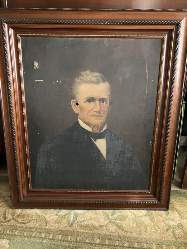 19th C Portrait Hon. Samuel Gordon US Congress 1841-43, 45-47 By Herbert Conner gallery