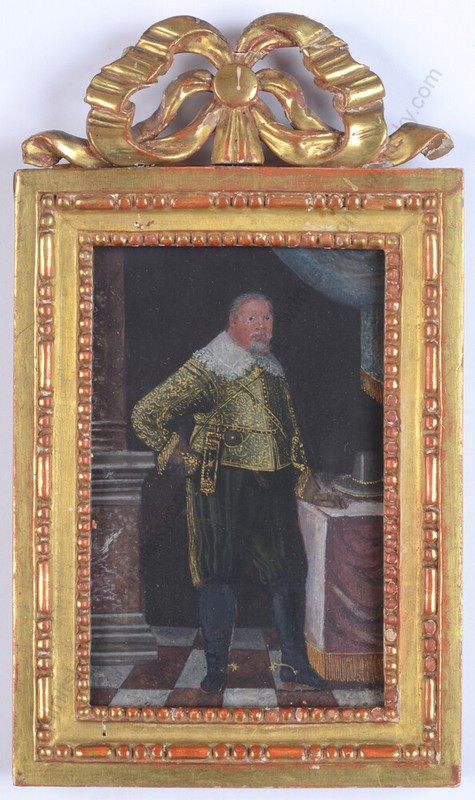 Daniel Bretschneider II «Johann Georg I, Elector of Saxony», large miniature (m)