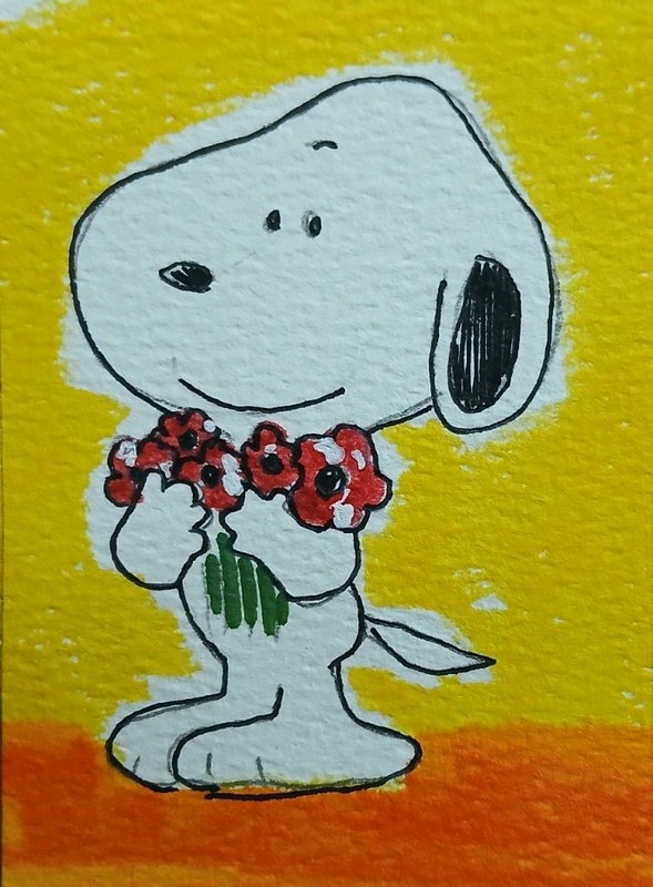 Aceo Mixed Media Art Card