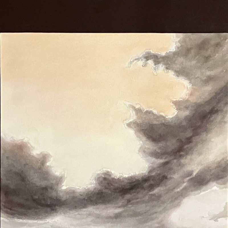 California Watercolor / EVENING GLOW / Clara M Jackson / 16x22 Inches / STUNNING gallery