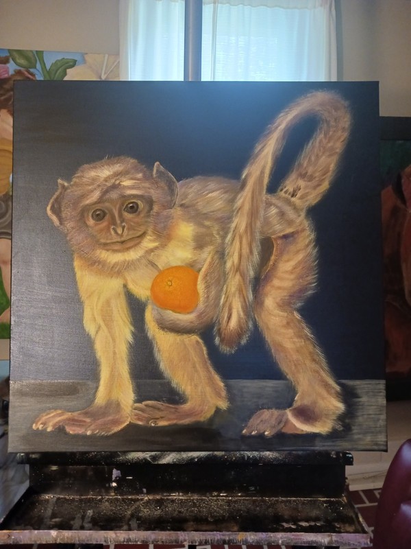 Acrilic Over Canvas. 24× 24 In 1 3/8 Thick