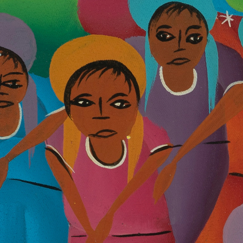 Haitian Painting Melodic Rhythms gallery