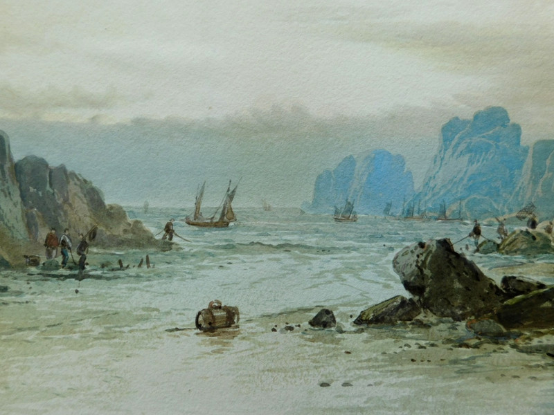 CHARLES BENTLEY (1806-1854) LISTED BRITISH VERY FINE ORIGINAL WATERCOLOR gallery