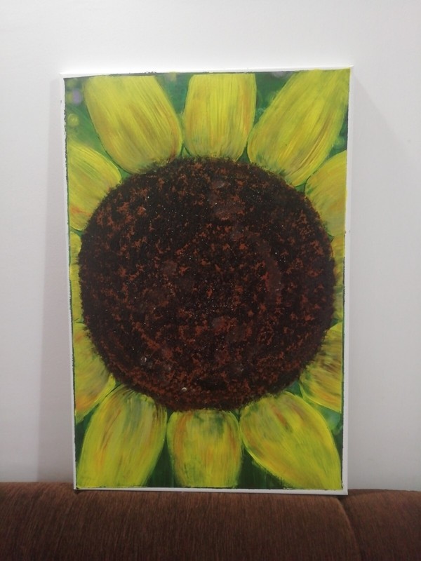 Hand Painting Sunflower wall art wall decorations Brush paintings Trending arts gallery